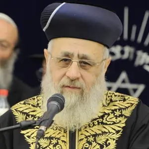 הראשון לציון והרב הראשי לשעבר הרב יצחק יוסף