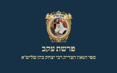פרשת עקב