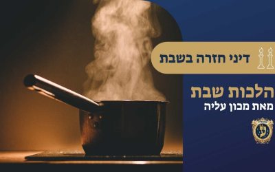 דיני חזרה בשבת