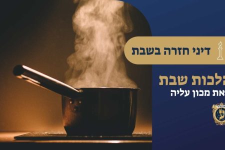 דיני חזרה בשבת